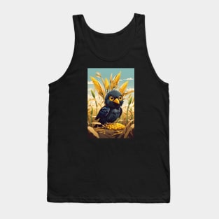 Cute Halloween Crow Tank Top